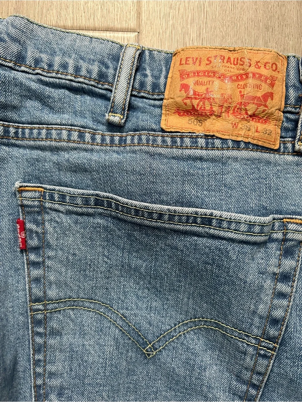 Levi's 505 Regular Fit Jeans – Men's 38x32